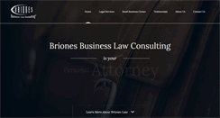 Desktop Screenshot of brionesbusinesslaw.com