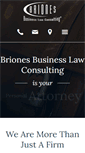 Mobile Screenshot of brionesbusinesslaw.com