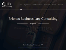 Tablet Screenshot of brionesbusinesslaw.com